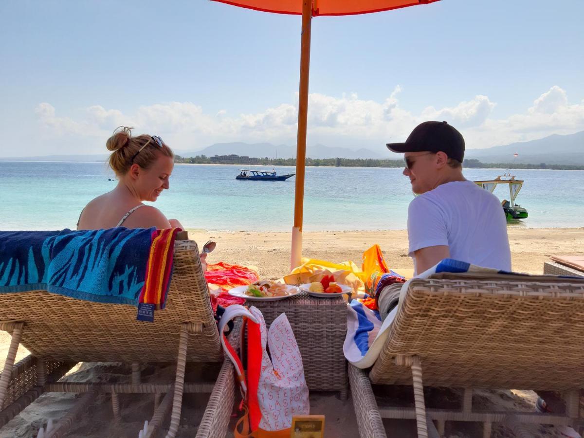 Zipp Bar Restaurant & Bungalows Gili Air Extérieur photo